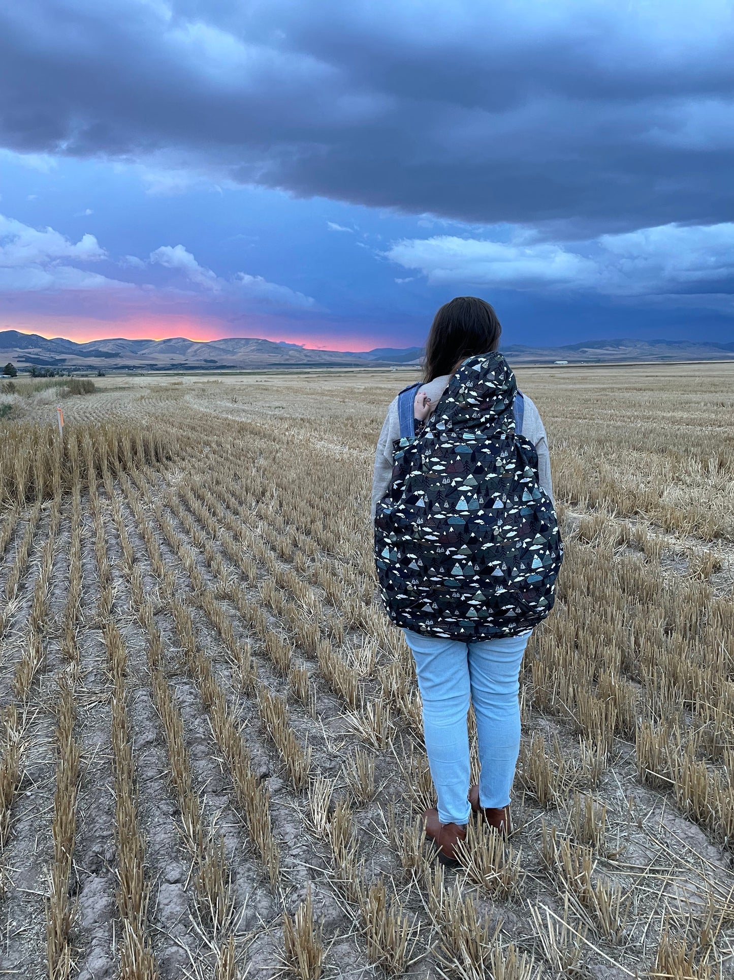 Ice Dye - Luxe Carrier Cover - Timber Stitches