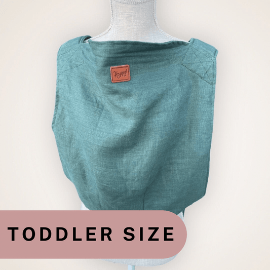 Linen Happy Baby Toddler Onbuhimo in Juniper - Toddler Carrier for Rent - Timber Stitches