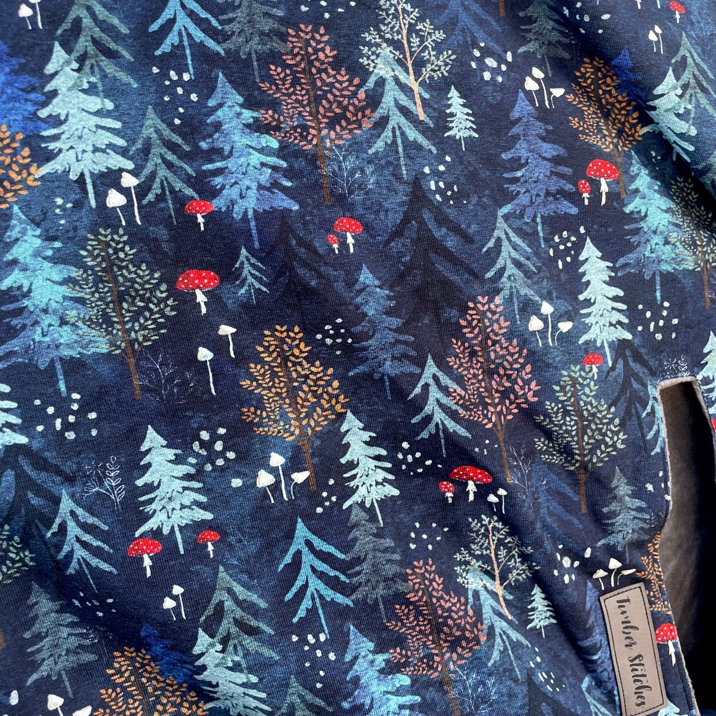 Mushroom Forrest - Luxe Carrier Cover - Timber Stitches