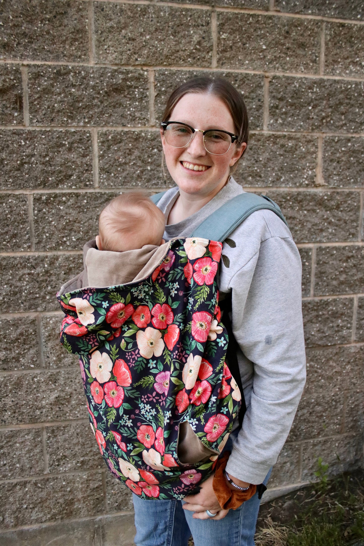 Mushroom Meadow - Luxe Carrier Cover - Timber Stitches