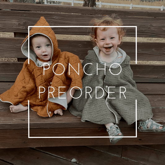 Poncho Preorder - Timber Stitches