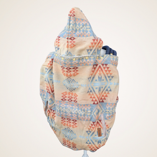 Wool #7 - Wool Jacquard Carrier Cover (Cotton Fleece)