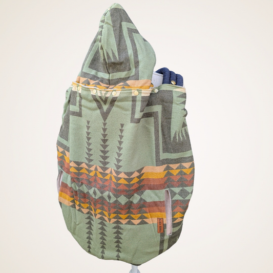 Wool #1 - Wool Jacquard Carrier Cover (Cotton Fleece)