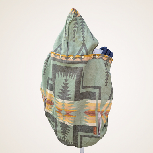 Wool #2 - Wool Jacquard Carrier Cover (Cotton Fleece)