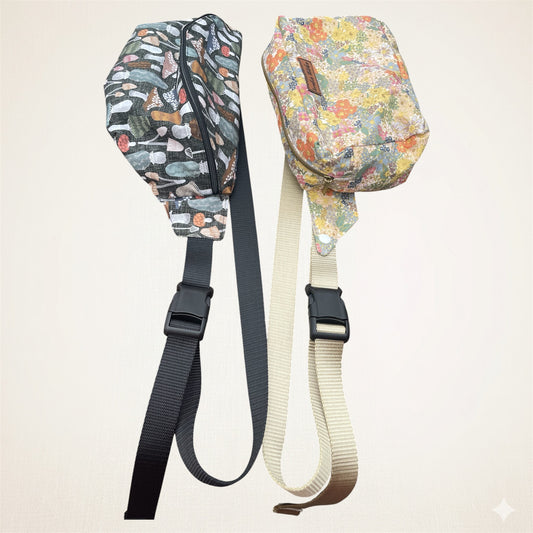 Round Fanny Pack - Custom Carrier Keepsake - Timber Stitches