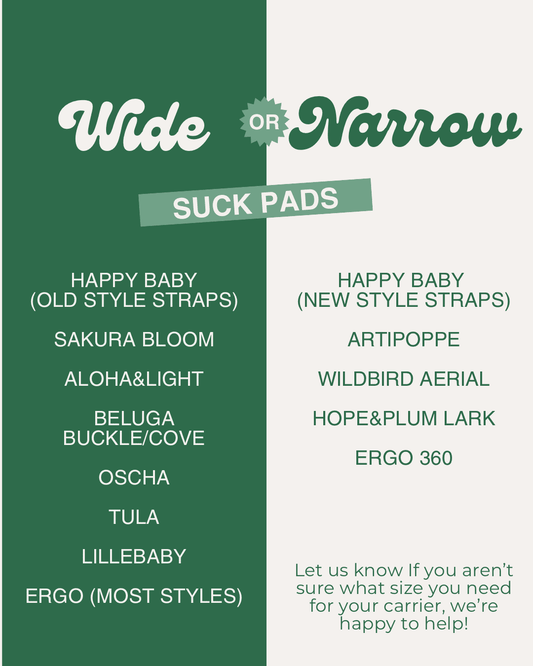 Strawberry Fields and Cake - Narrow Strap Suck Pads with Zorb Lining RTS - Timber Stitches