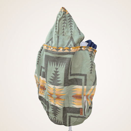 Wool 2 - Wool Jacquard Carrier Cover (Cotton Fleece) - Timber Stitches