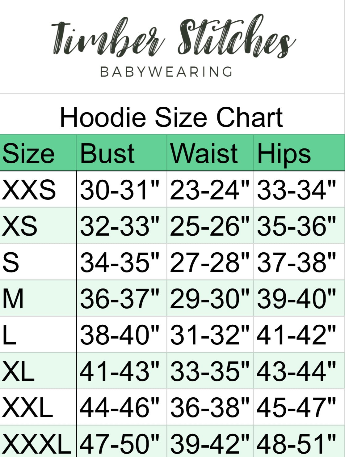 Cable Knit - Babywearing Hoodie - Timber Stitches