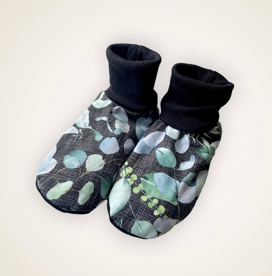 Eucalyptus Slip On Booties - Adult Sized with 9” Sole - Timber Stitches