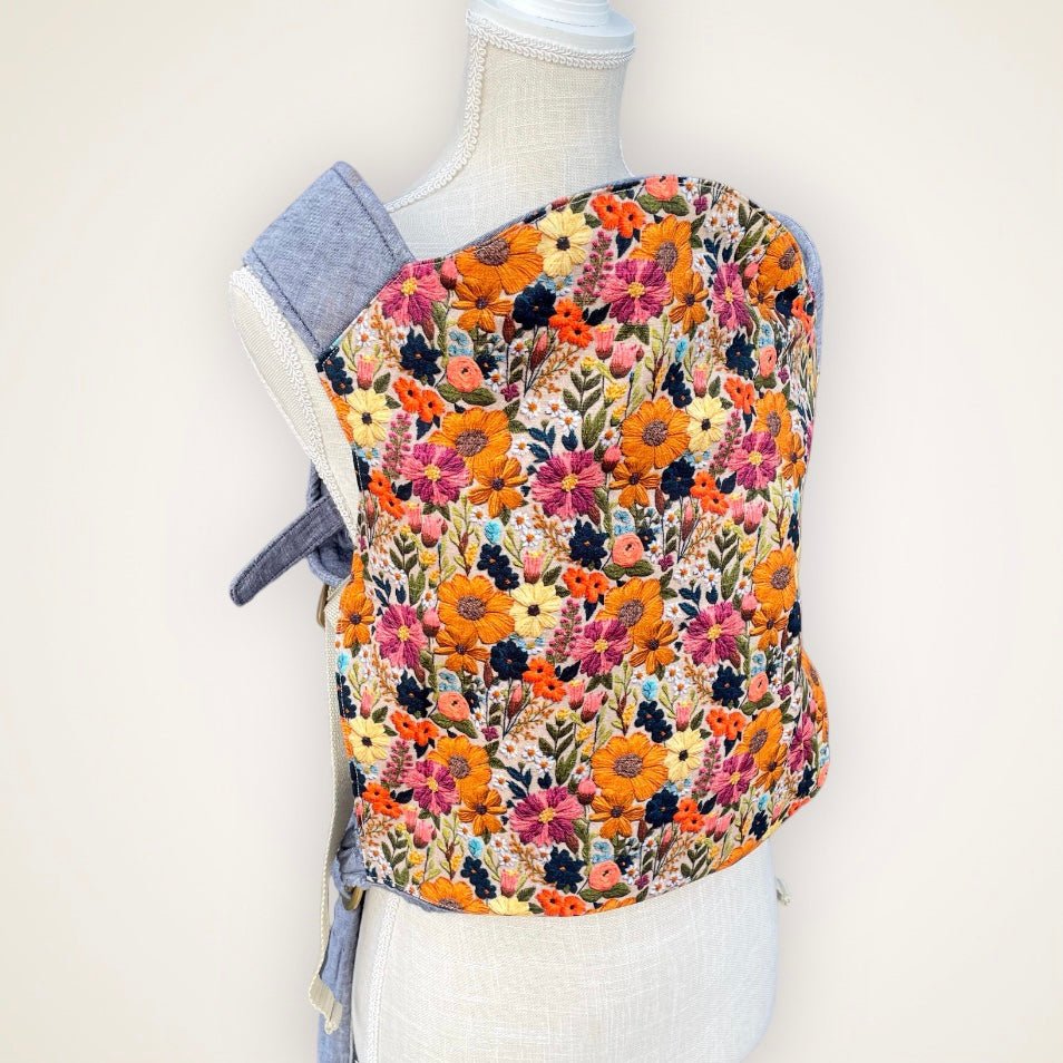 Full Front Overlay on Sakura Bloom Carrier - Timber Stitches