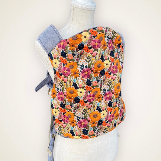 Full Front Overlay on Sakura Bloom Carrier - Timber Stitches