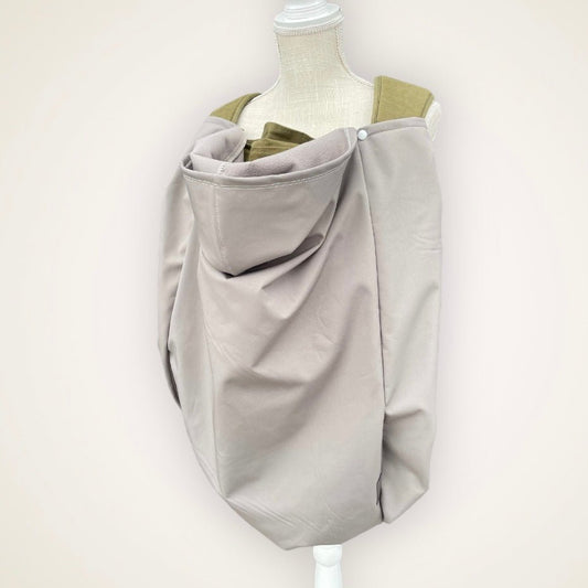 Gray- Insulated Wind&Rain Carrier Cover - Timber Stitches