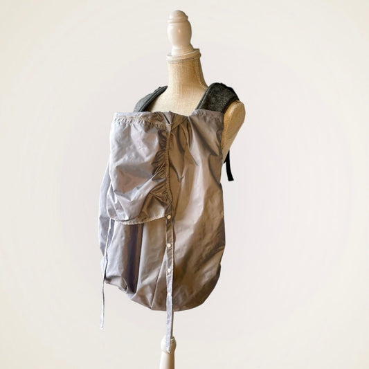 Gray - Lightweight Wind&Rain Carrier Cover - Timber Stitches