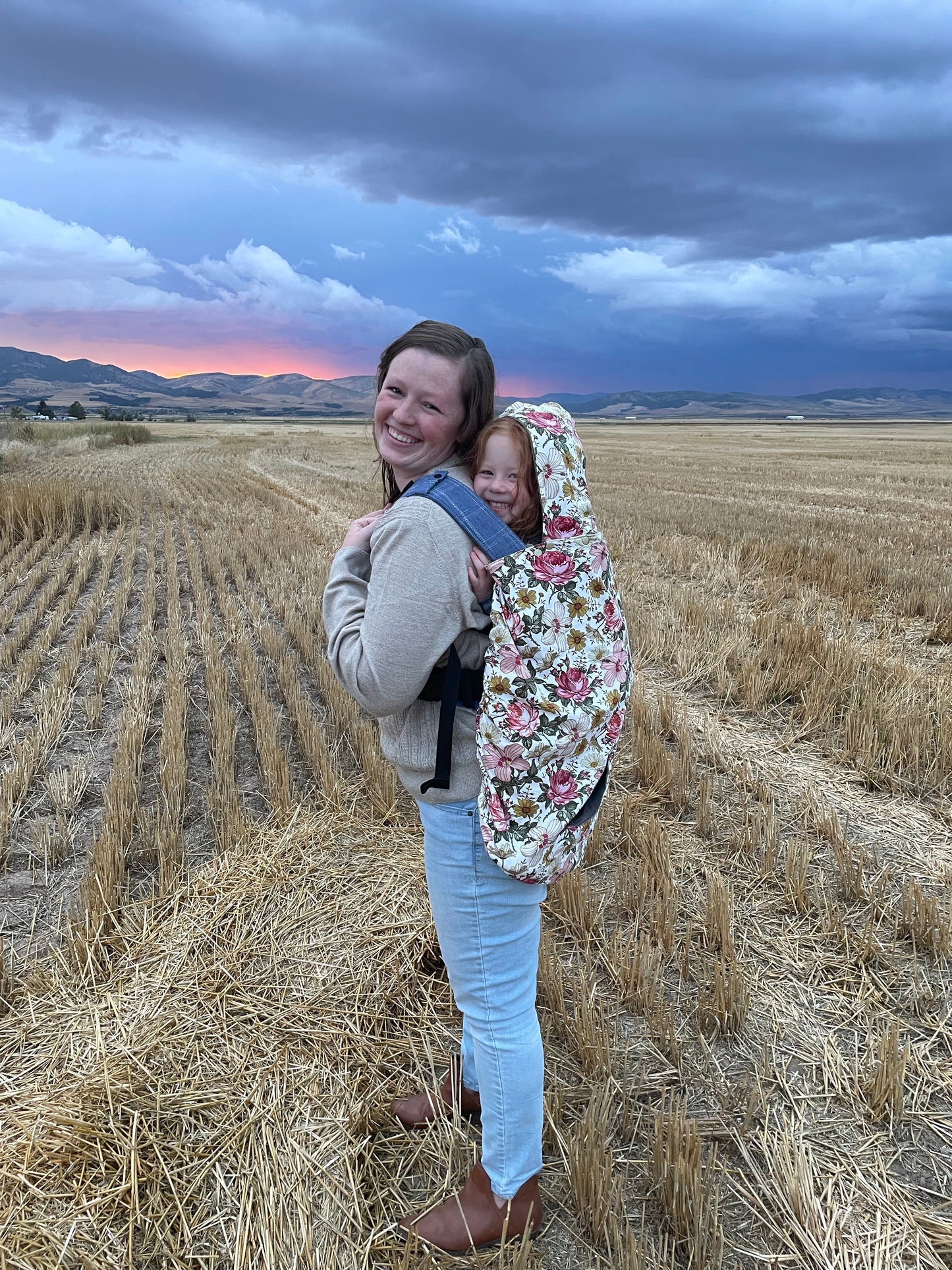 Neon Watercolor- Insulated Wind&Rain Carrier Cover - Timber Stitches