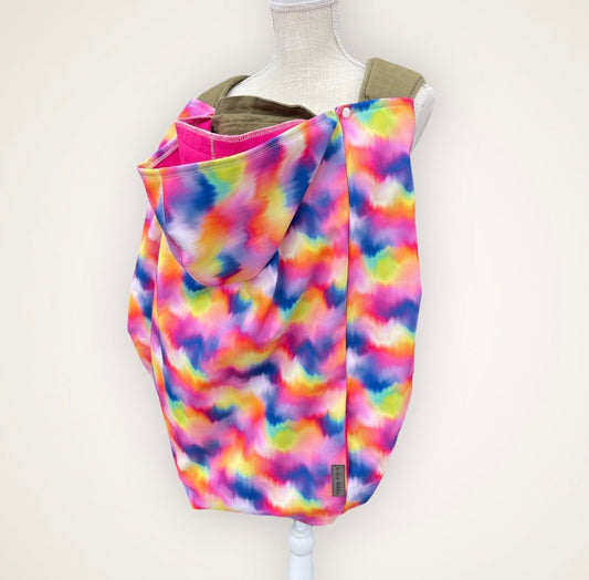 Neon Watercolor- Insulated Wind&Rain Carrier Cover - Timber Stitches