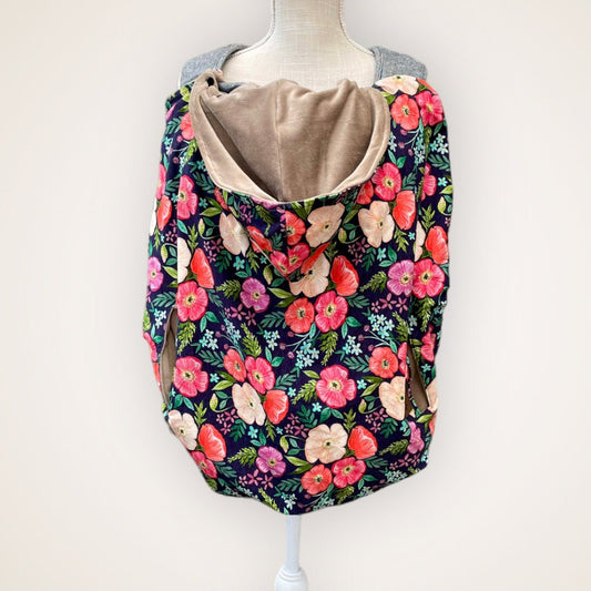 Painted Poppies - Luxe Carrier Cover - Timber Stitches