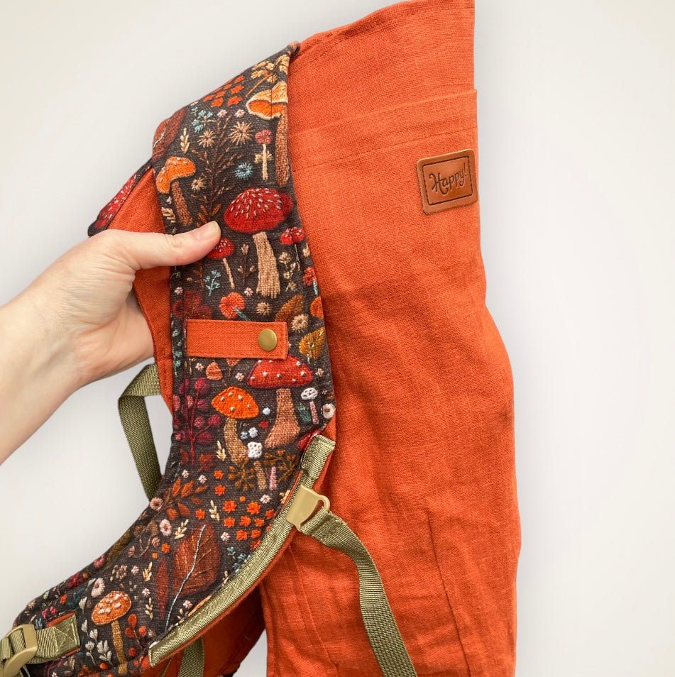Strap Overlay on Happy Baby Carrier - Timber Stitches