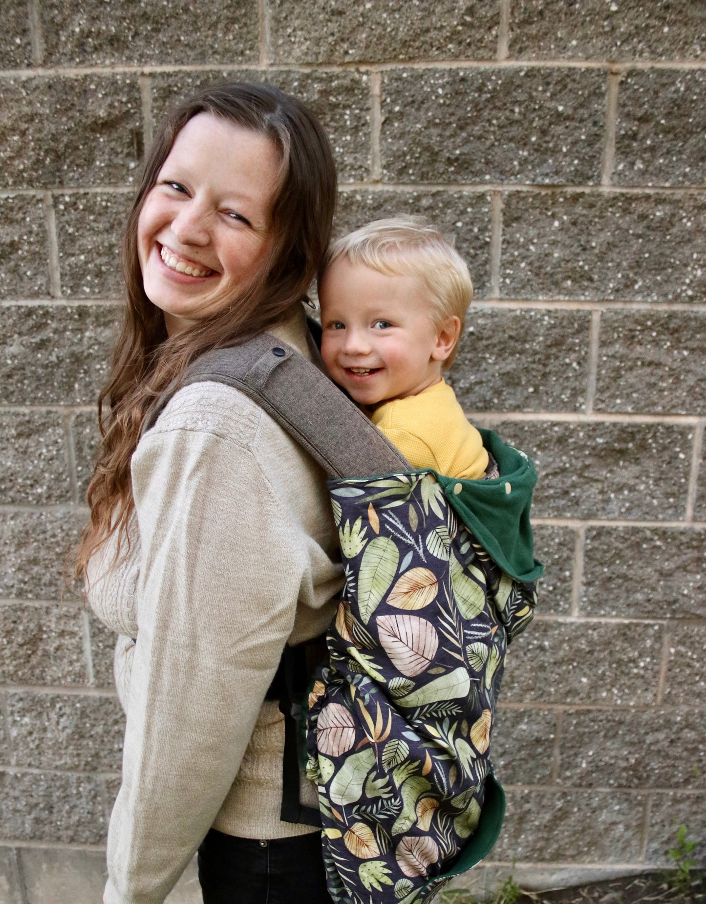 Watercolor Stripes - Organic Carrier Cover - Timber Stitches