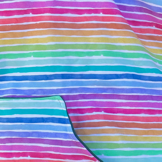 Watercolor Stripes - Organic Carrier Cover - Timber Stitches