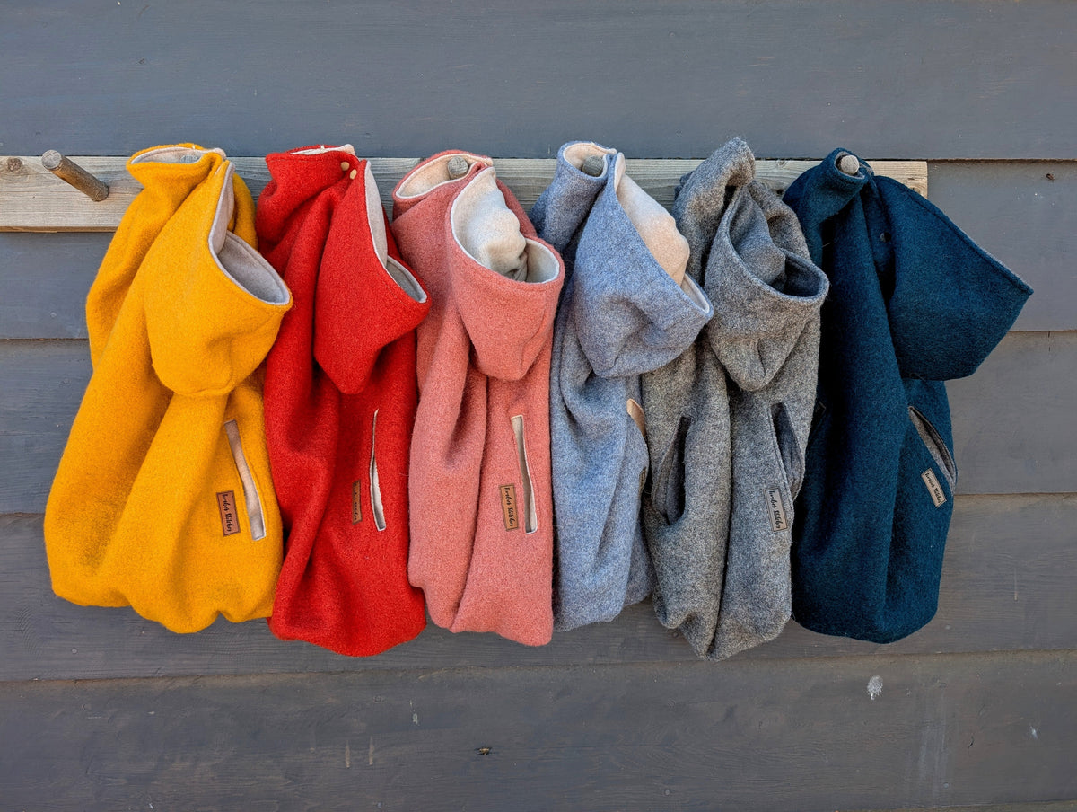 Boiled Wool Carrier Covers - Timber Stitches