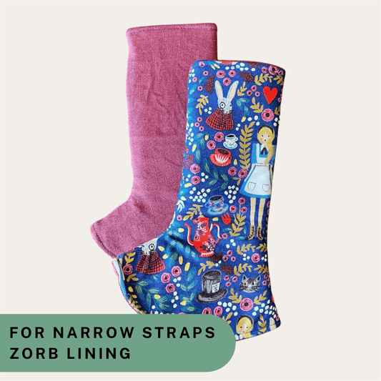 Alice and Linen - Narrow Strap Suck Pads with Zorb Lining RTS - Timber Stitches