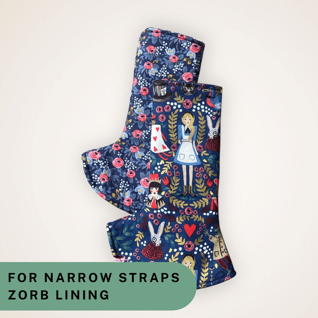 Alice and Rosa - Narrow Strap Suck Pads with Zorb Lining RTS - Timber Stitches