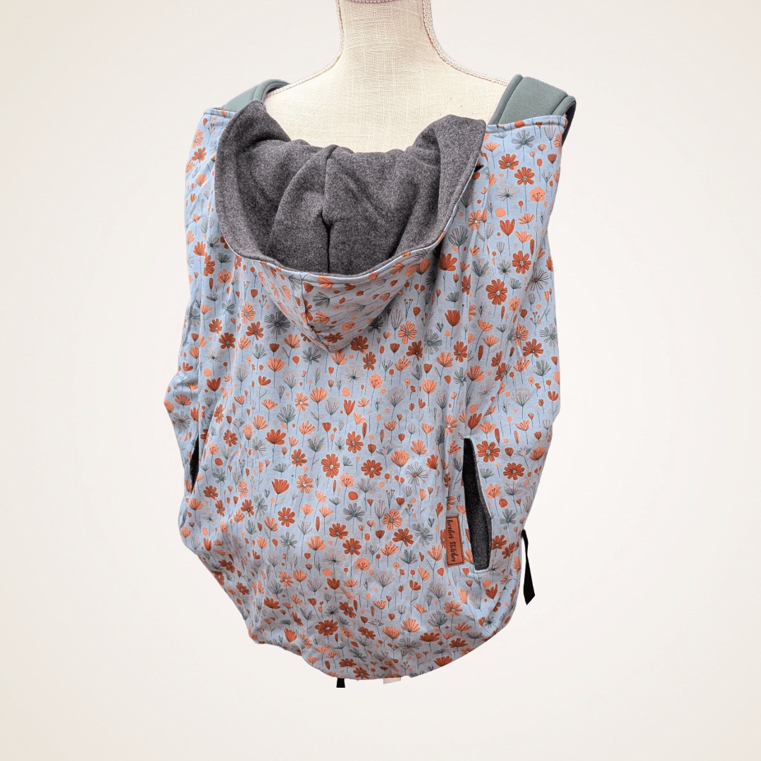 Blue Floral - Special Edition Carrier Cover - Timber Stitches