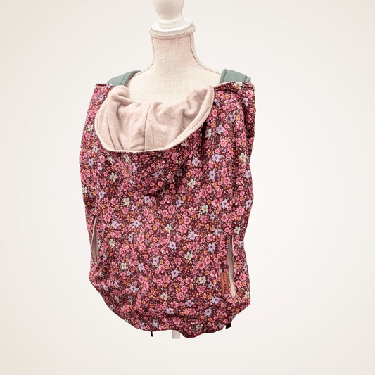 Burgundy Floral - Special Edition Carrier Cover - Timber Stitches