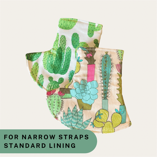 Cactus - Narrow Strap Corner Covers with Standard Lining RTS - Timber Stitches