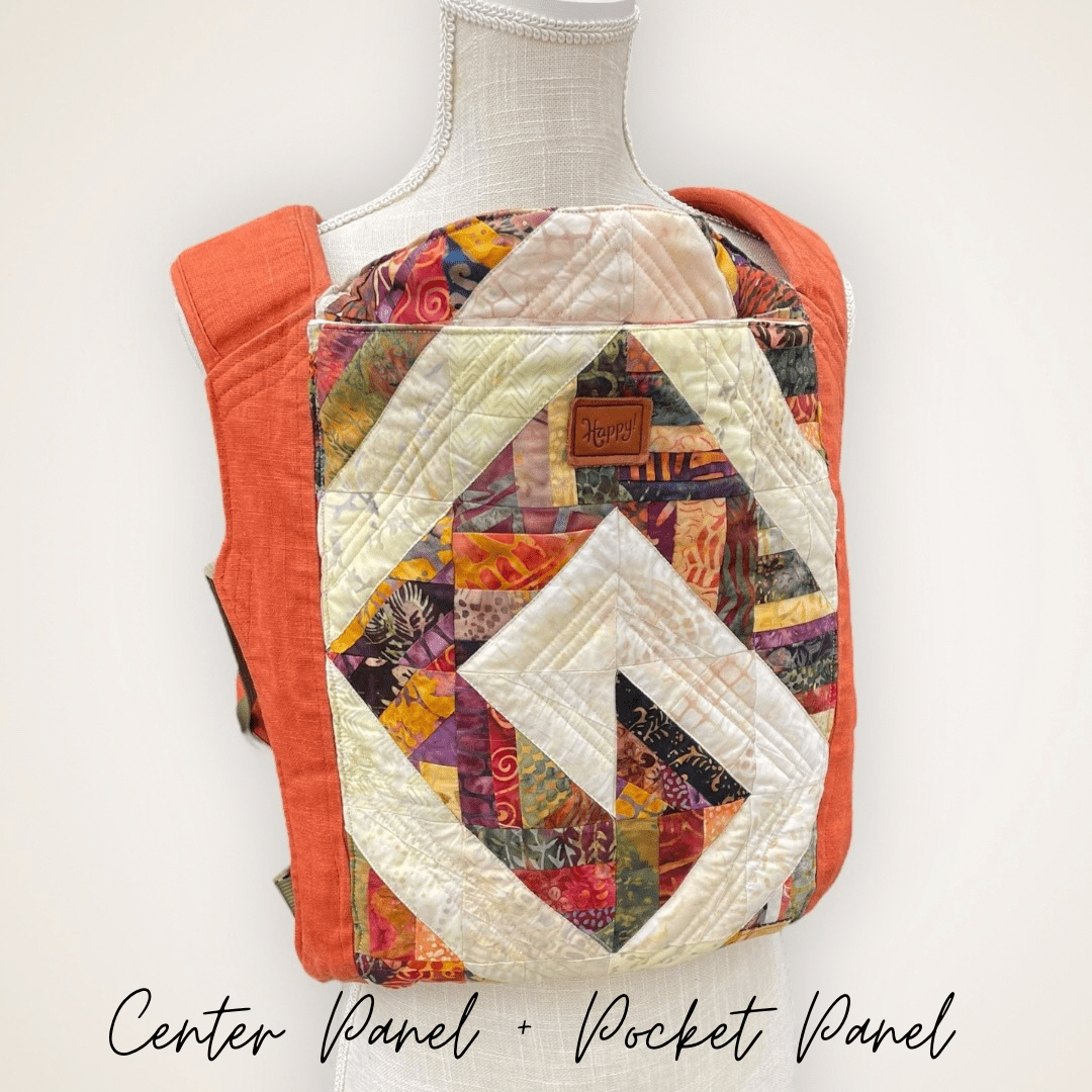 Center Panel Overlay on Happy Baby Carrier - Timber Stitches
