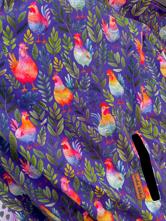 Chickens - Luxe Carrier Cover - Timber Stitches