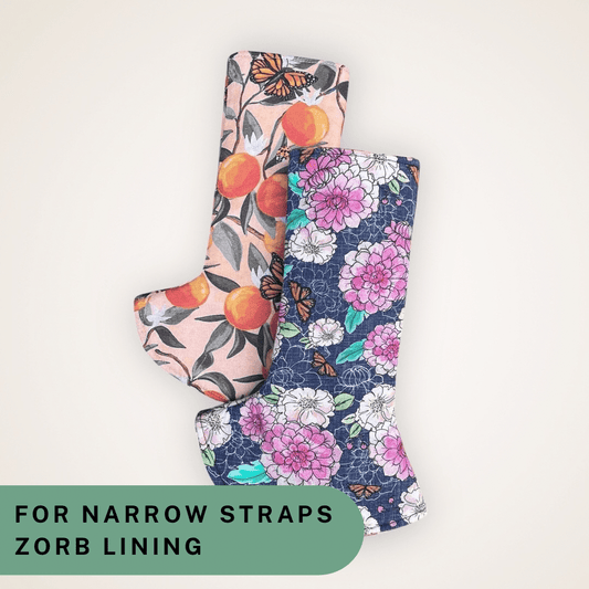 Dahlia and Orange Grove - Narrow Strap Suck Pads with Zorb Lining RTS - Timber Stitches