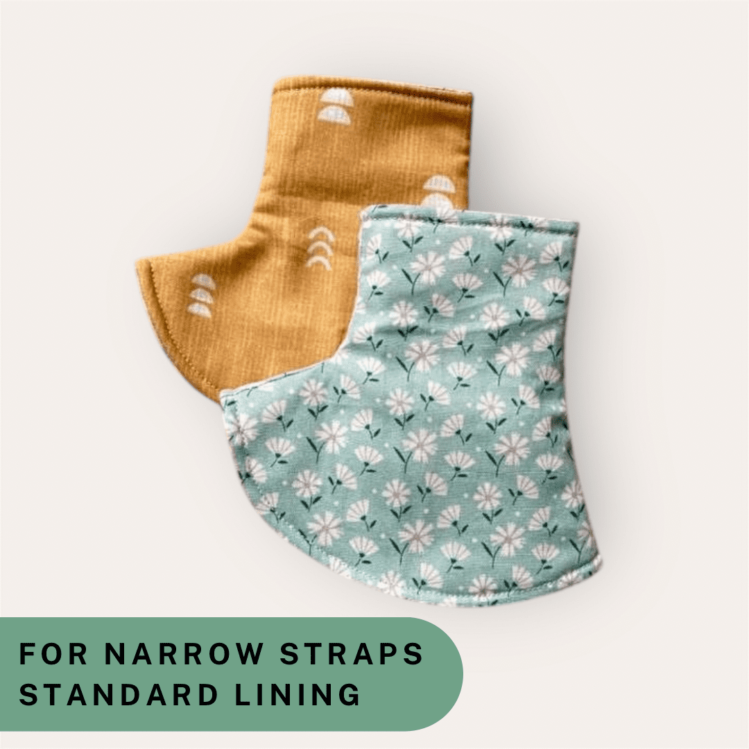 Daisies and Arches - Narrow Strap Corner Covers with Standard Lining RTS - Timber Stitches