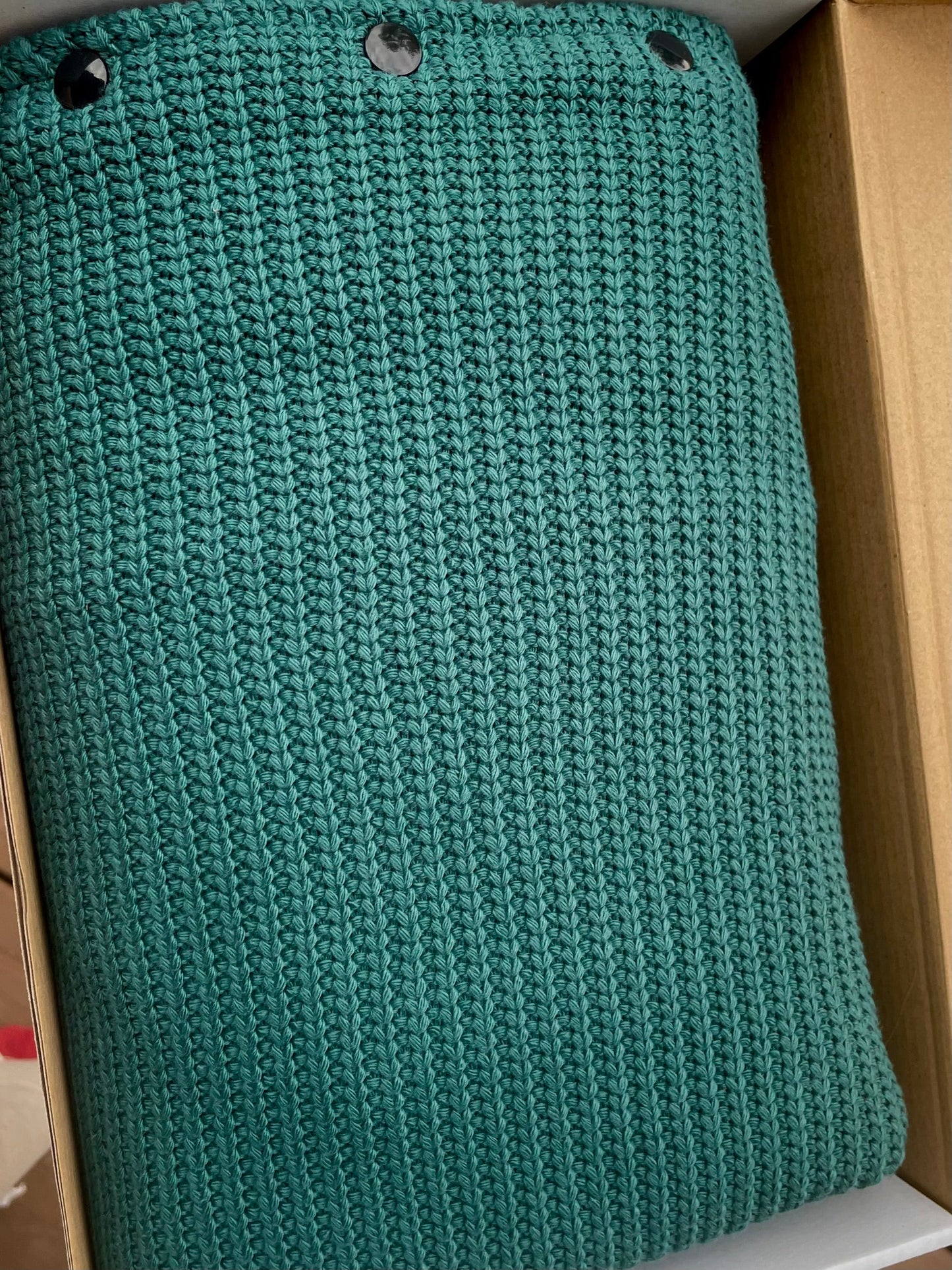 Emerald Chunky Knitted - Sweater Knit Carrier Cover - Timber Stitches