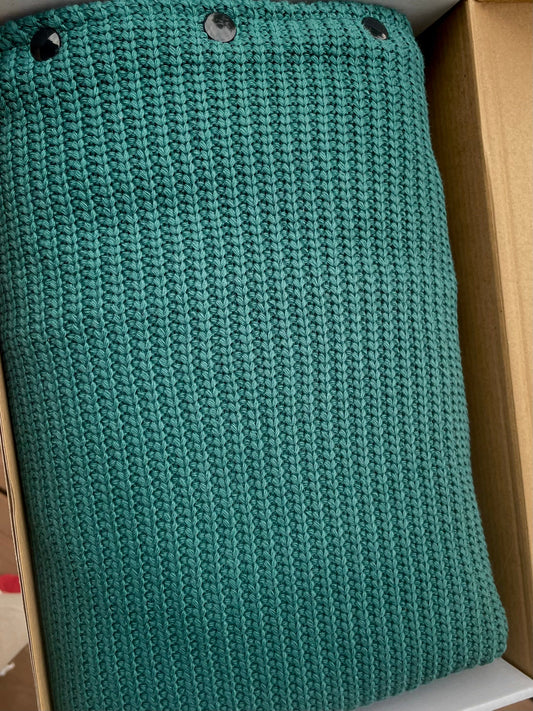 Emerald Chunky Knitted - Sweater Knit Carrier Cover - Timber Stitches