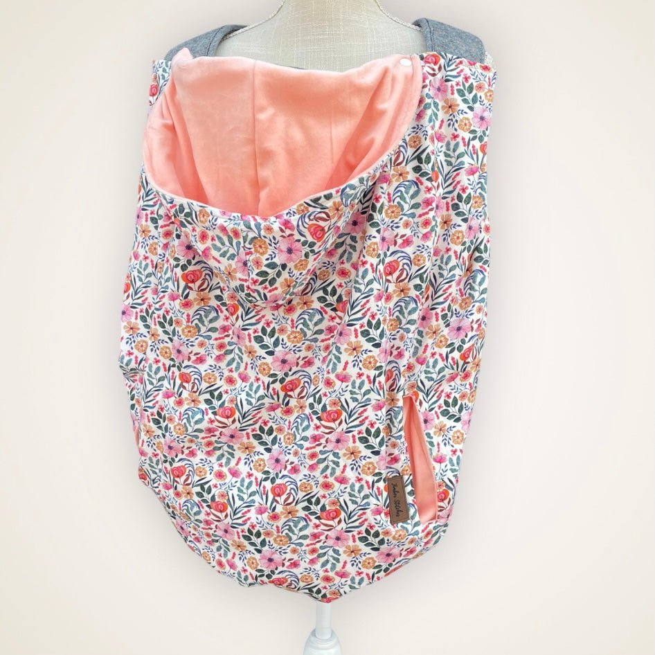 Folk Floral - Luxe Carrier Cover - Timber Stitches