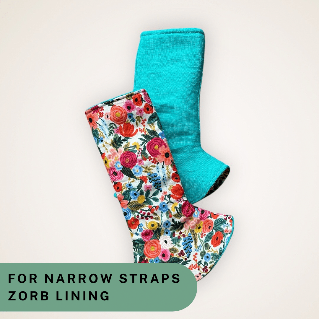 Garden Party and Linen - Narrow Strap Suck Pads with Zorb Lining RTS - Timber Stitches