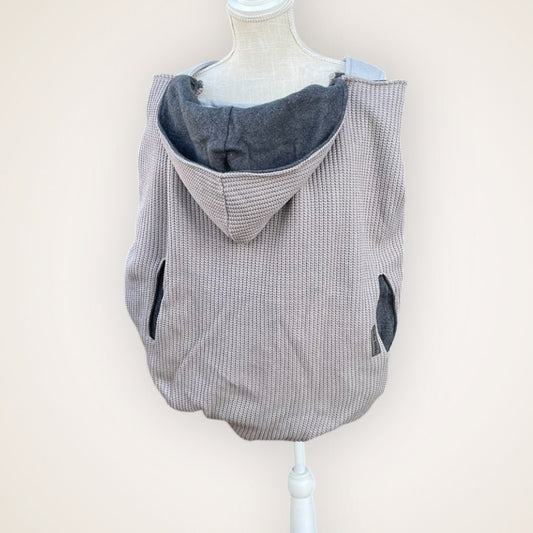 Gray Chunky Knitted - Sweater Knit Carrier Cover - Timber Stitches