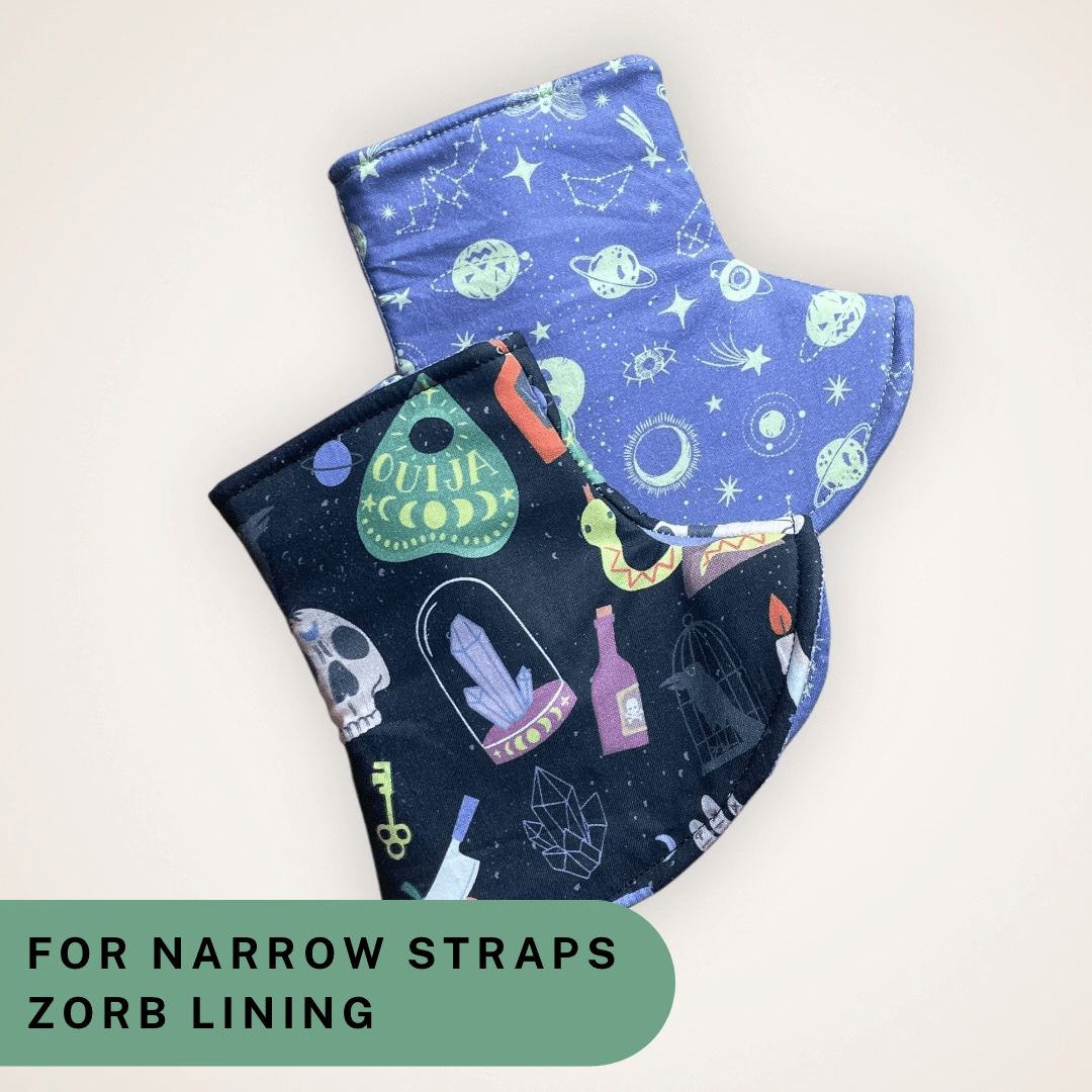 Halloween Spooky and Space - Narrow Strap Corner Covers with Zorb Lining RTS - Timber Stitches