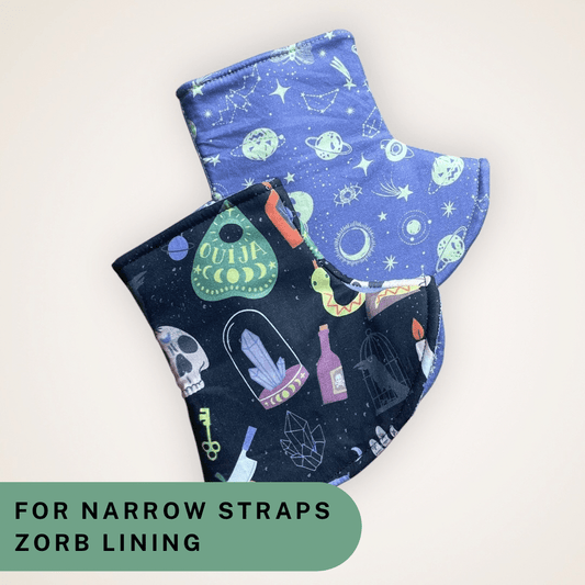 Halloween Spooky and Space - Narrow Strap Corner Covers with Zorb Lining RTS - Timber Stitches