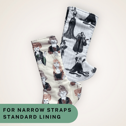 Halloween Witches and Villains - Narrow Strap Suck Pads with Standard Lining RTS - Timber Stitches