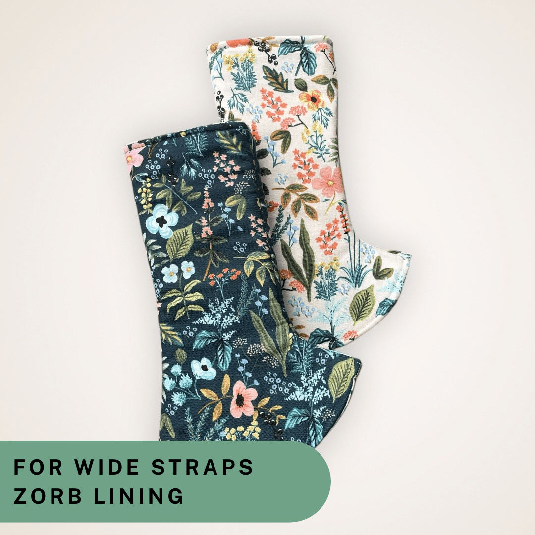 Herb Garden - Wide Strap Suck Pads with Zorb Lining RTS - Timber Stitches