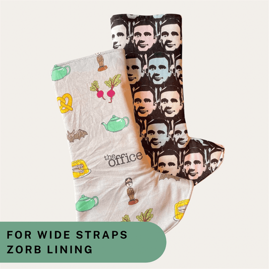 Michael and Office - Wide Strap Suck Pads with Zorb Lining RTS - Timber Stitches