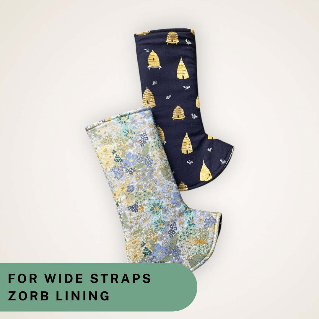 Mimi and Beehives - Wide Strap Suck Pads with Zorb Lining RTS - Timber Stitches