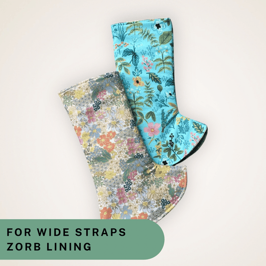 Mimi and Herb Garden - Wide Strap Suck Pads with Zorb Lining RTS - Timber Stitches