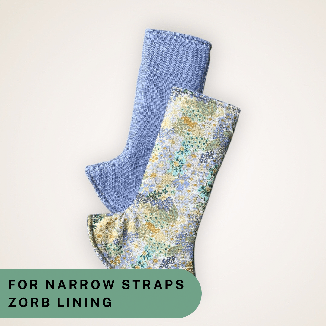 Mimi and Linen - Narrow Strap Suck Pads with Zorb Lining RTS - Timber Stitches