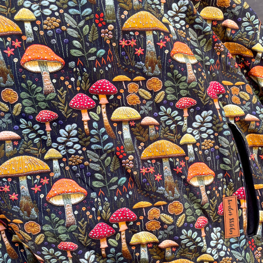 Mushroom Meadow - Luxe Carrier Cover - Timber Stitches