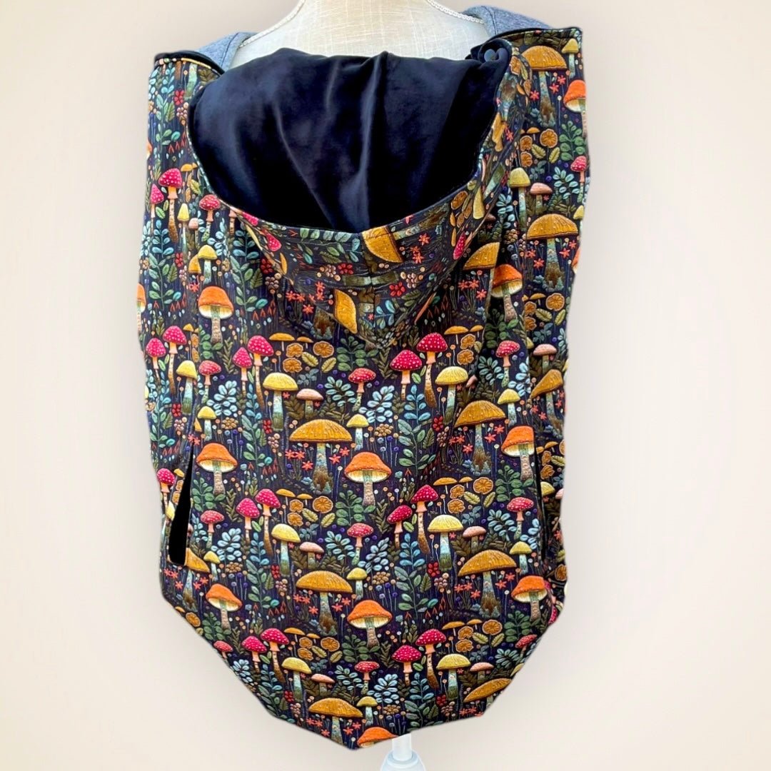 Mushroom Meadow - Luxe Carrier Cover - Timber Stitches