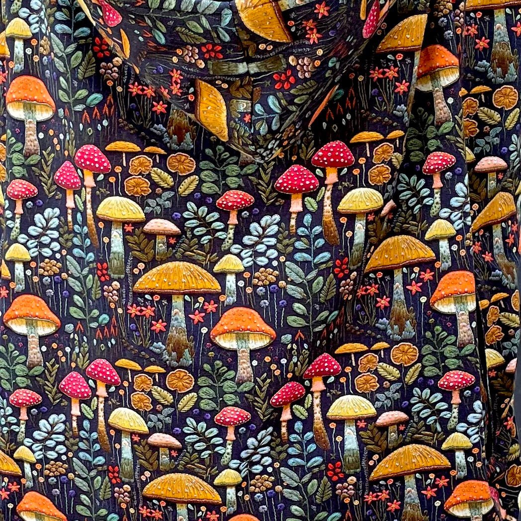 Mushroom Meadow - Luxe Carrier Cover - Timber Stitches