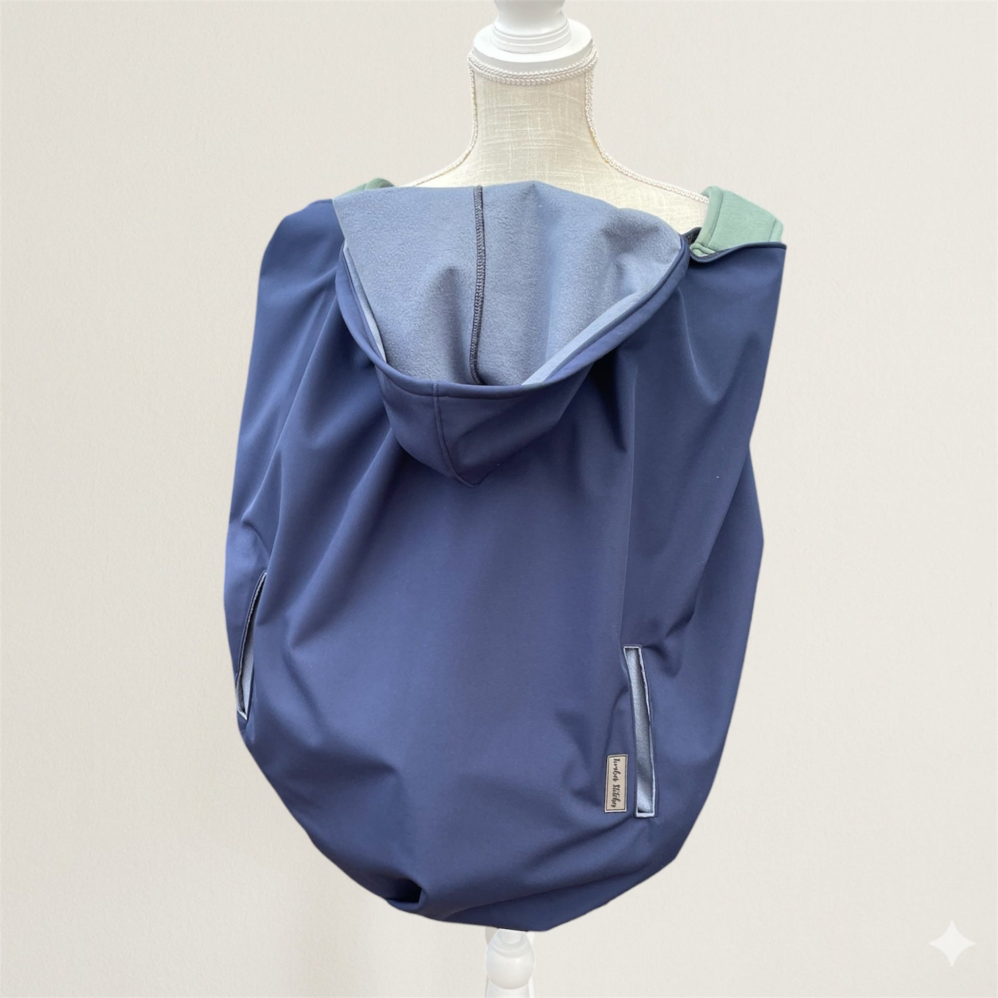 Navy - Insulated Wind&Rain Carrier Cover - Timber Stitches